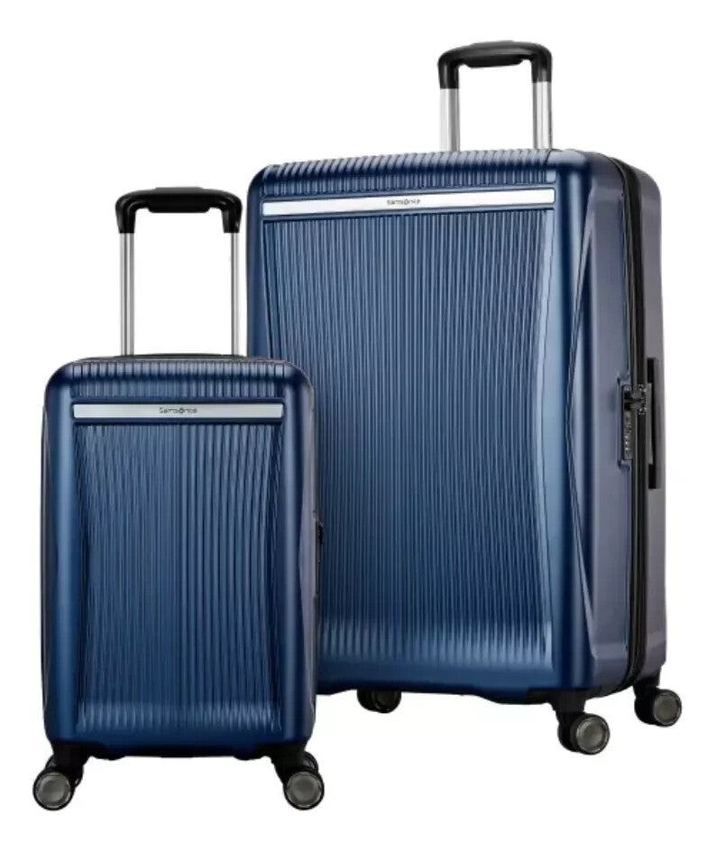 Samsonite Blackstone Blue 2-piece Hardside Expandable Spinner Luggage Set