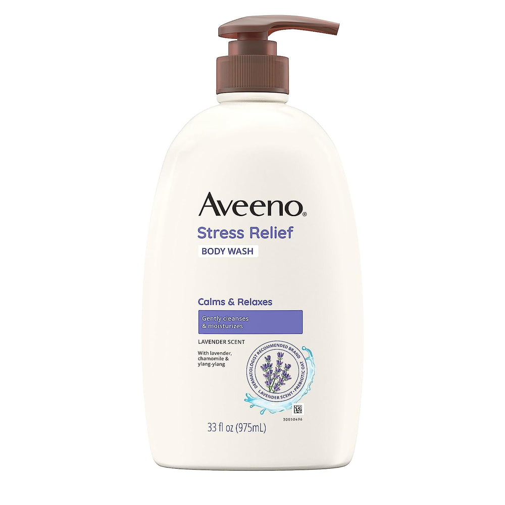 Aveeno Stress Relief Body Wash au parfum d'avoine et de lavande, 33 fl. oz
