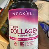 NeoCell Super Collagen + Vitamin C & Biotin 270 counts DLC: Mars/2026