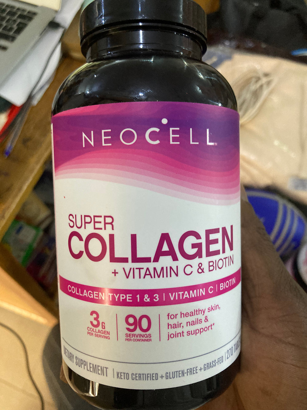 NeoCell Super Collagen + Vitamin C & Biotin 270 counts DLC: AVR25