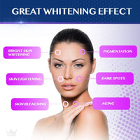 Comprimés blanchissants au glutathion - 120 capsules de 2 000 mg de glutathion - Supplément éclaircissant efficace pour la peau - Élimine les taches brunes, le mélasma et les cicatrices d'acné, traite l'hyperpigmentation - Antioxydant anti-âge  04/2027