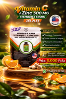 
              Member's Mark Vitamin C + Zinc 500 mg. (40ct.)
            