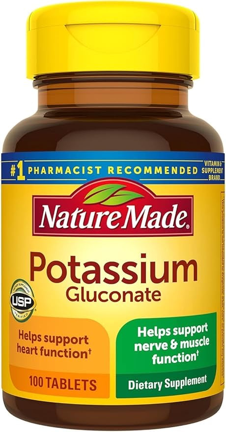 Nature Made Potassium Gluconate 550mg, 100 tabletsDLC:AuG/2028