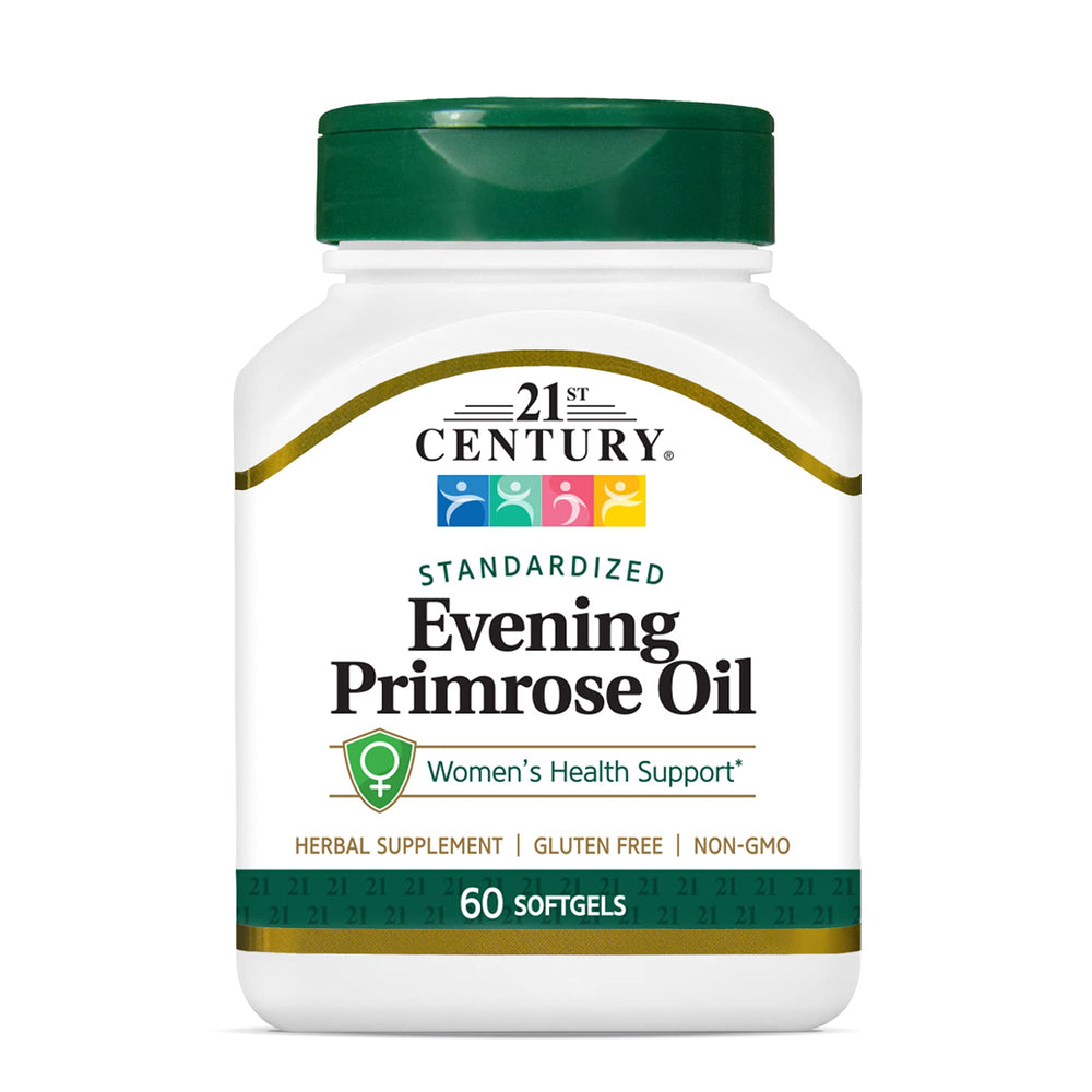 Century Evening Primrose Oil Softgels, 60 Count-DLC09/2026