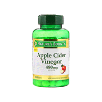 
              Natures Bounty Apple Cider Vinegar 480mg 200 Tablets-DLC:08/26
            