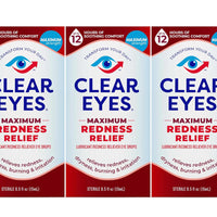 Gouttes Oculaires Clear Eyes Maximum Redness 0.5 Fl Oz