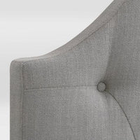 
              Twin Calera Tufted Fabric Headboard Light Gray - CorLiving: Adjustable, Dorm Room Essential, Plywood & MDF Frame
            