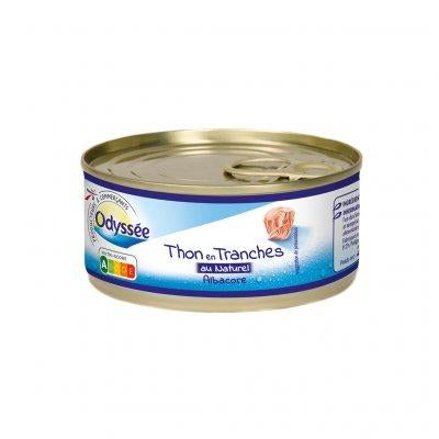 Thon albacore en tranches au naturel