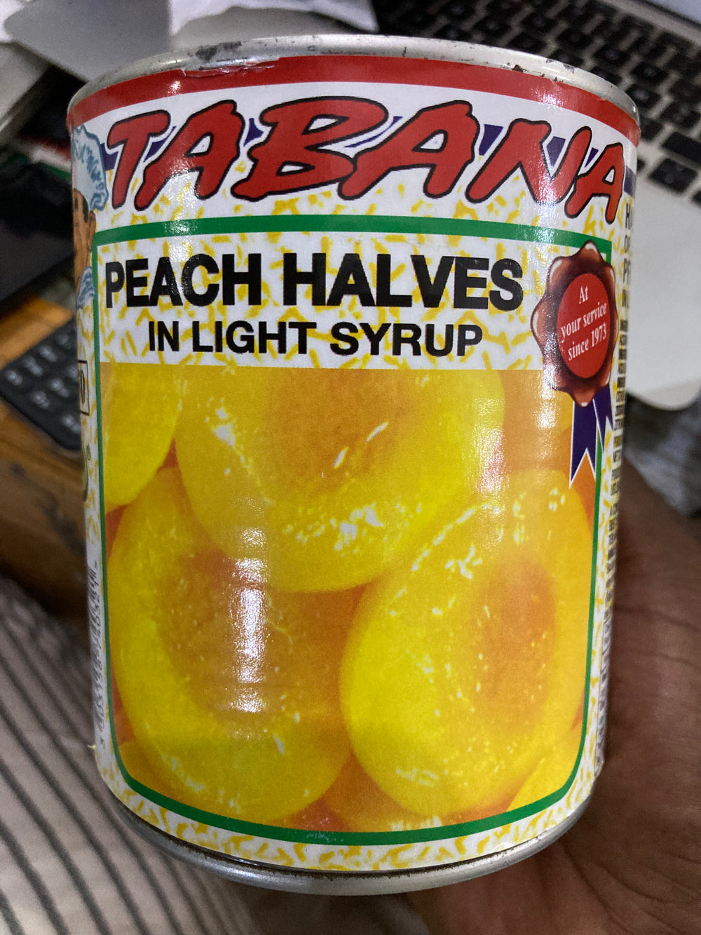 Tabana Peach Halves In Light syrup 850g DLC: 26-MAI24