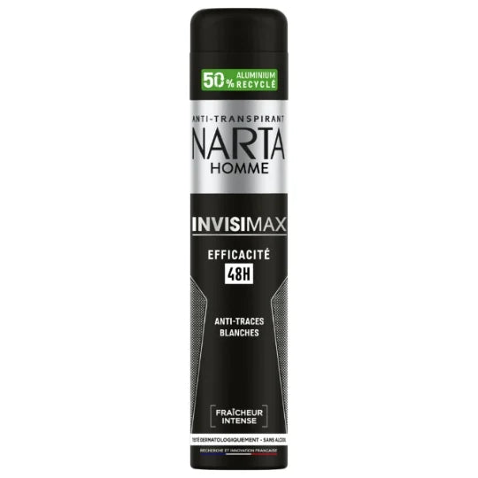 Déodorant Homme Invisimax Anti-Traces Blanches 48H NARTA HOMME 200mL