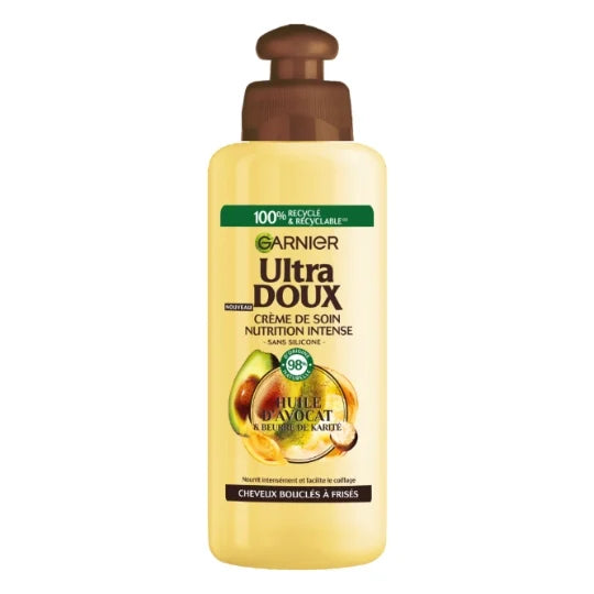 Soin Cheveux Nutrition Cheveux Très Secs Avocat Karité ULTRA DOUX 200ml