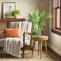 
              Round Natural Woven Accent Table (FA) - Threshold
            