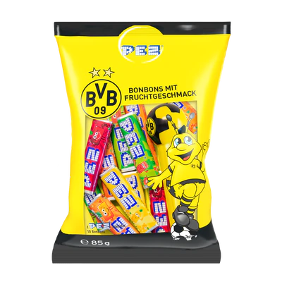 BVB PEZ-dispenser incl. refill packs 85g DLC: 24-NOV24