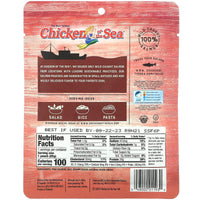 
              Chicken of the Sea Pacific Smoked Salmon Skinless and Boneless Pouch, 3-Ounce DLC: 26-OCT25
            
