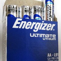 AA Energizer Ultimate Lithium L91 Batteries original Combo box Wholesale Batteries 4ct