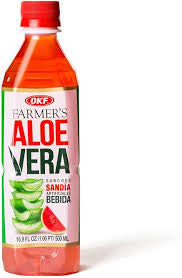 Okf Farmers Aloe Vera Drink 12/16.9Oz (Watermelon) Shrink Wrap