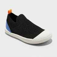 Toddler Slip-On Sneakers - Cat & Jack Jet Black 5T