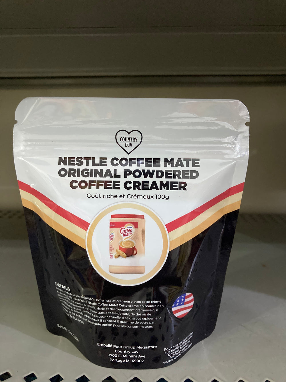BKO**Coffee Mate Original en poudre 100 g