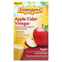 
              Emergen-C, Apple Cider Vinegar, Apple, 18 Packets 0.35 oz (9.8 g) DLC: MAI24
            