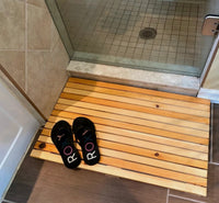 
              Wood bath mat shower mat Bathtub Mat Bathroom Mat Sustainable Wood Mat (35.2 cm x 60.6 cm)
            