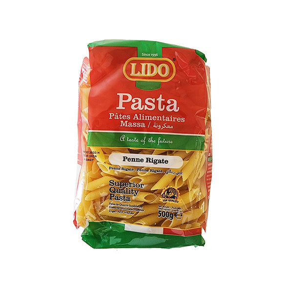 LIDO Pasta Penne Rigate 500g DLC: 25-Avril25