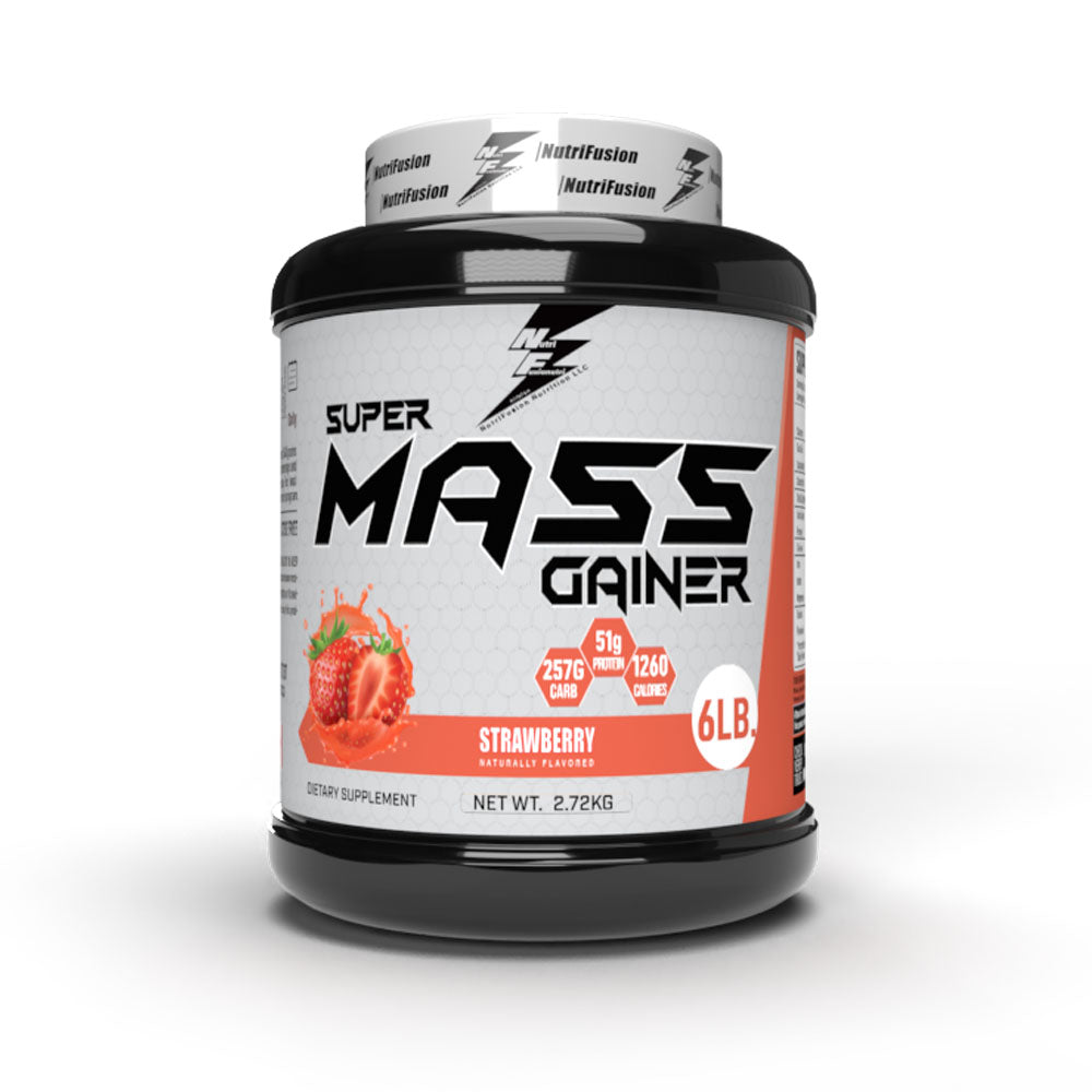 NutriFusion Super Mass Gainer Strawberry 2.72kg
