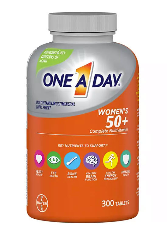 One A Day Women's 50+ Multivitamin Tablets 300 ct.