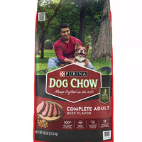 Purina Dog Chow Complete Adult Dry Dog Food, Beef Flavor 48 lbs/22kg