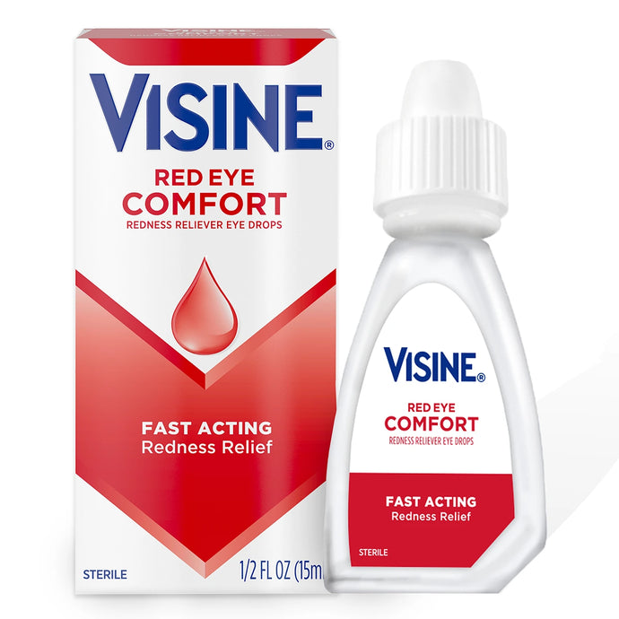 Visine Red Eye Comfort Redness Relief Eye Drops