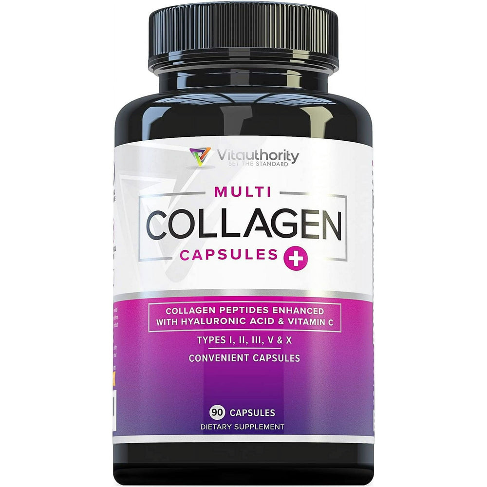 Vitauthority Multi-Collagène – Beauté & Vitalité 💊✨ (90 capsules) DLC: Oct27