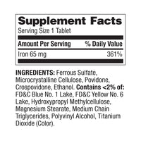 
              Spring Valley Iron Tablets, 65 mg, 100 Count
            