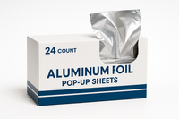 
              Aluminum Foil Pop Up Sheets 24Ct
            