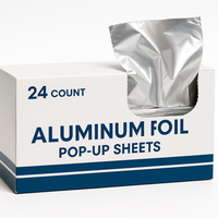 Aluminum Foil Pop Up Sheets 24Ct