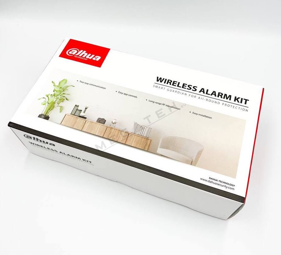 Dahua ARC3000H-03-FW2 Wireless Security Alarm KIT, Wi-Fi, Wired ...