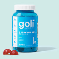 Goli Ashwagandha & Vitamin D Gummy - 60 Count - Mixed Berry