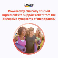 Centrum Menopause Support Complete Womens Multivitamin Supplement for Clear Mind and Calm Mood Support, Tablets, 30 Count