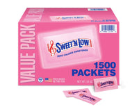 
              Sachets édulcorants Sweet'n Low zéro calorie - 1500 unités, 53 oz
            