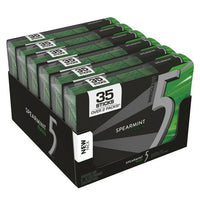 
              5 Gum Spearmint Rain Sugar-free Gum 35 ct.-DLC:17-OCT-2024
            