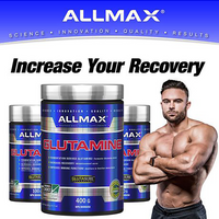 
              ALLMAX Nutrition Glutamine Powder, 100% Pharmaceutical Grade, 100g, Unflavored, 20 Servings
            