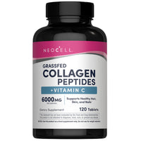 Grassfed Collagen Peptides + Vitamin C – 6000 mg par portion, 120 caplets