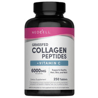 Grassfed Collagen Peptides + Vitamin C – 6000 mg par portion, 250 caplets