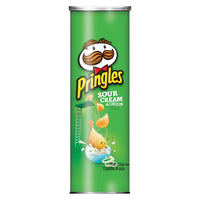 Pringles Sour Cream & Onion Potato Crisps, 158g DLC:15-MARS-24