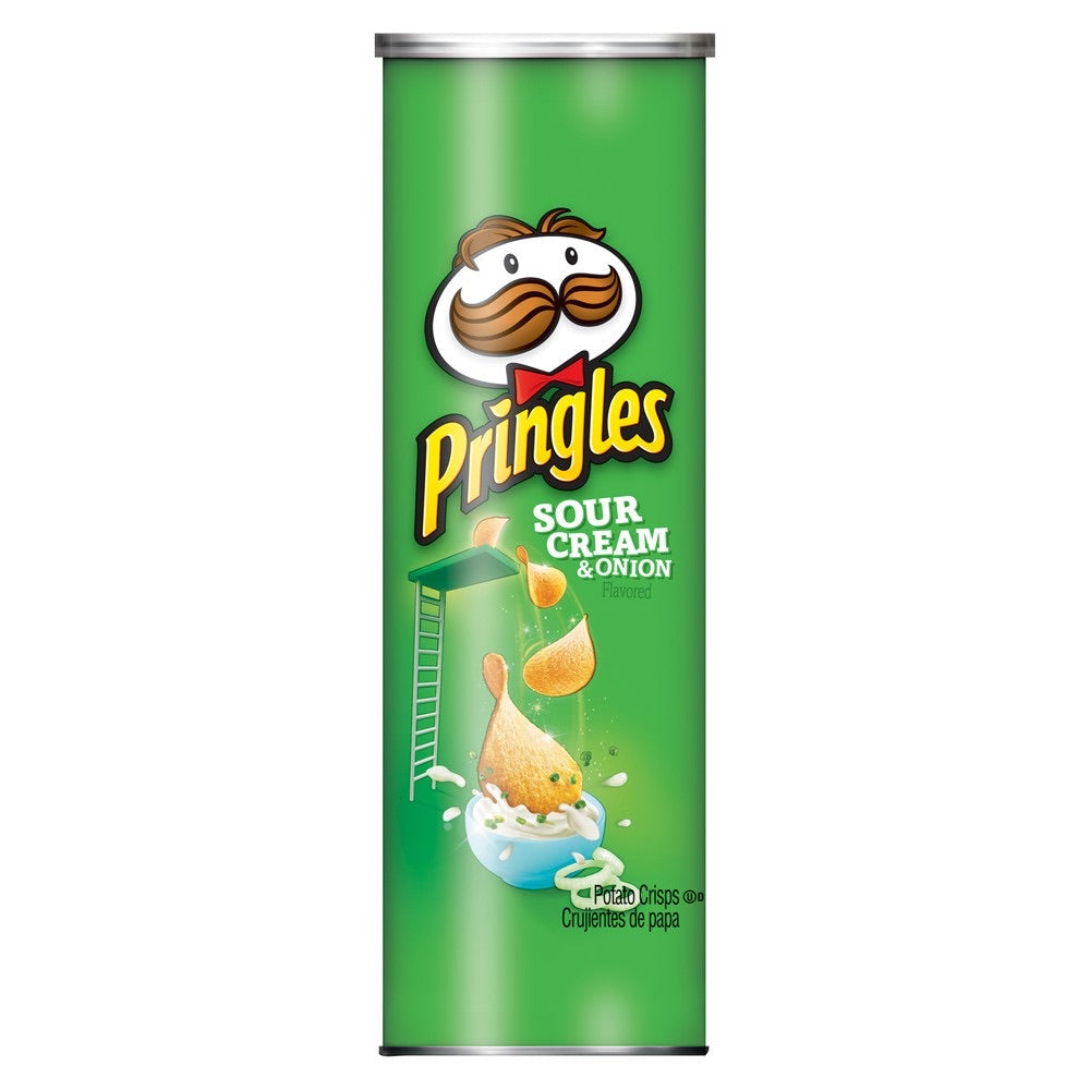 Pringles Sour Cream & Onion Potato Crisps, 158g DLC:15-MARS-24