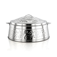 Almarjan 18000 ML Rodha Collection Stainless Steel Hot Pot Silver - H22M51