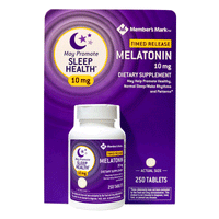 
              Member's Mark Timed Release Melatonin 10mg (40 counts) DLC: 10/24 MCI
            