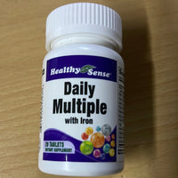 
              Vitamin Health Sense Daily Multi W/Iron 20 tablets DLC Aug-2025
            