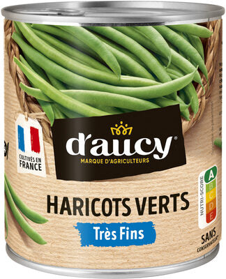 Haricots verts très fins D'aucy 440g DLC: 31-AOUT26