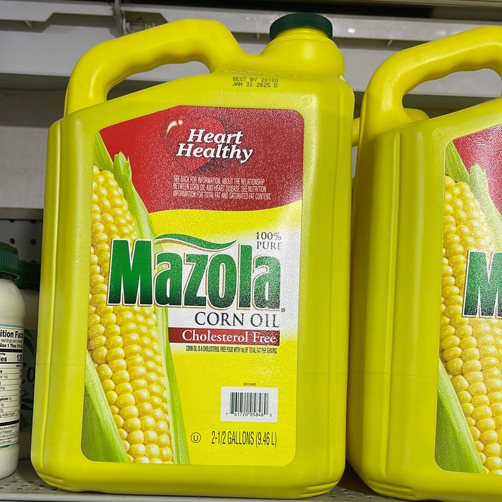 Mazola Corn Oil (2.5 gals./9,46 L)-DLC:31-janv/2025