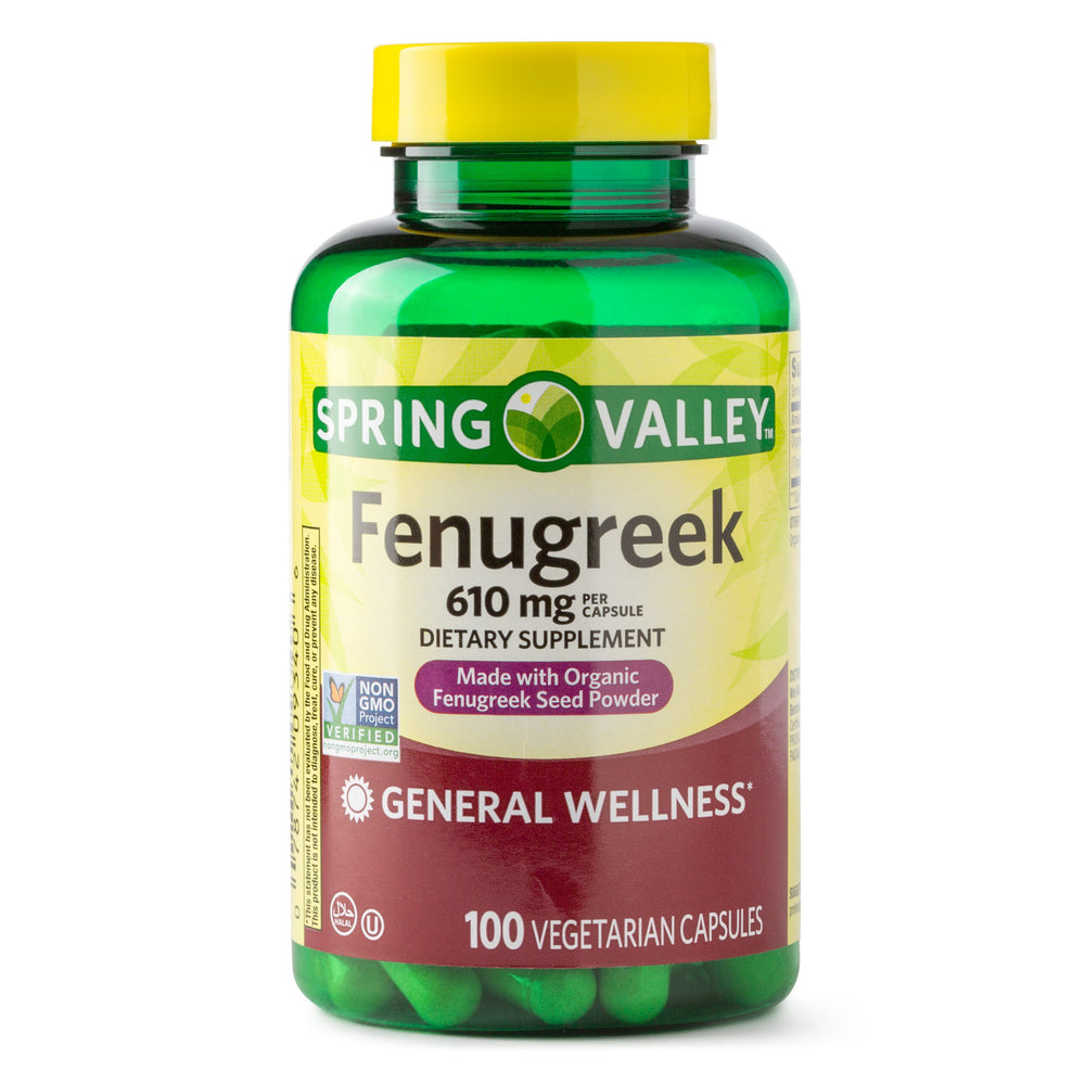 Spring Valley Fenugreek Dietary Supplement 610 mg DLC: 02/26