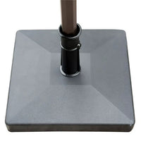 
              Square Heavy Duty Concrete Patio Umbrella Base, Black
            